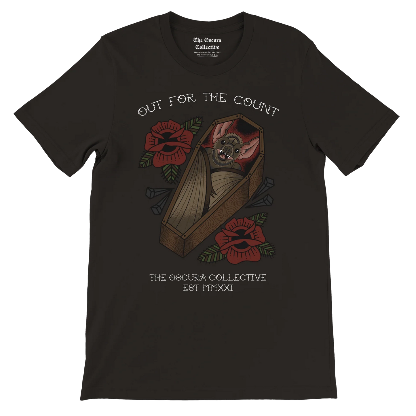 Out For The Count Unisex Black T shirt