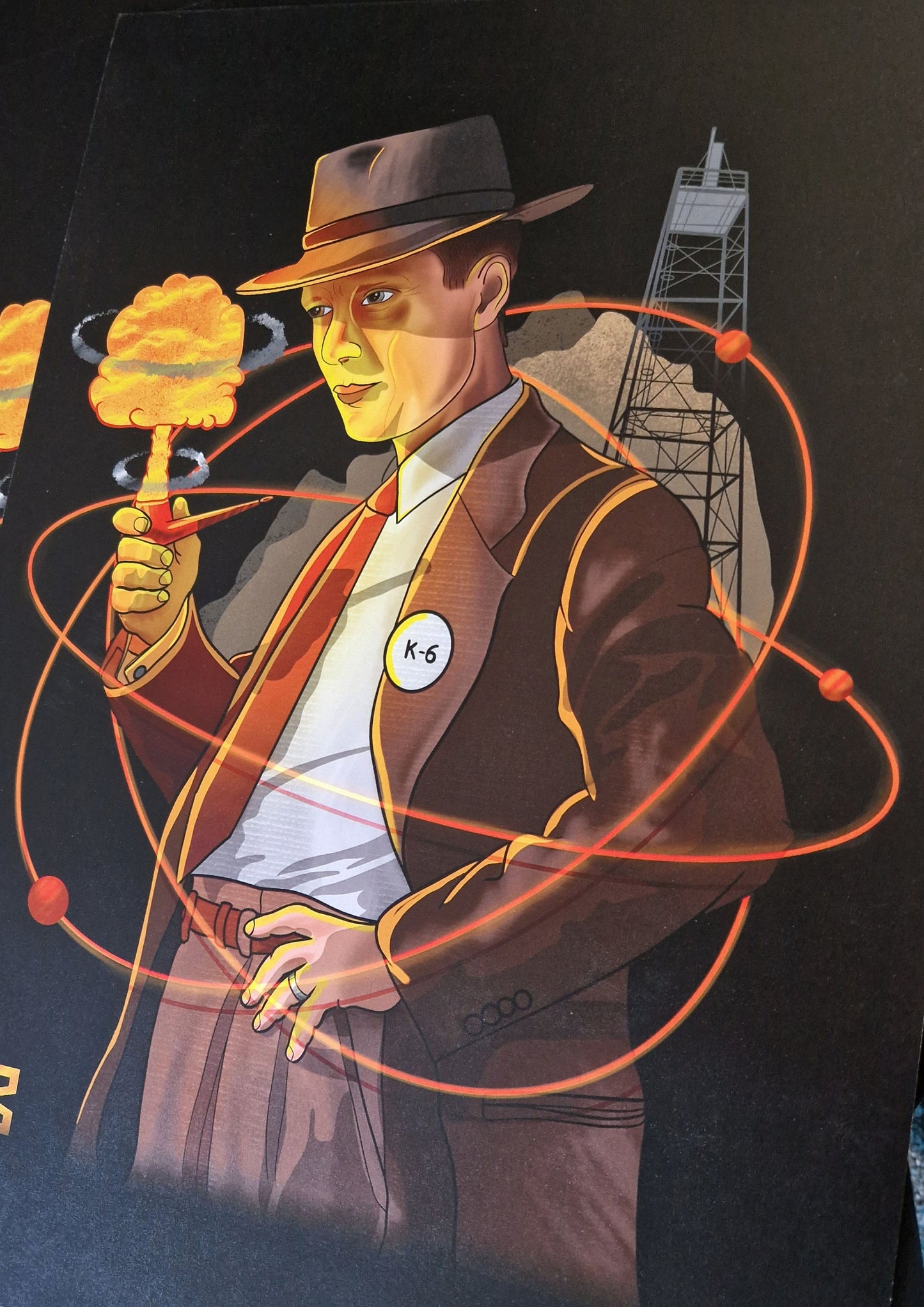 Oppenheimer Inspired Art Print A3