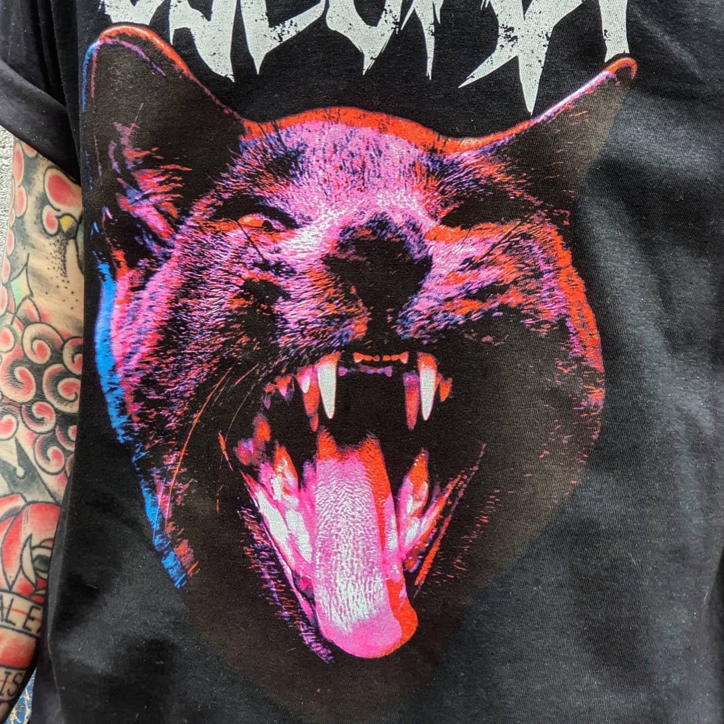 Franks Fangs Black Unisex T Shirt