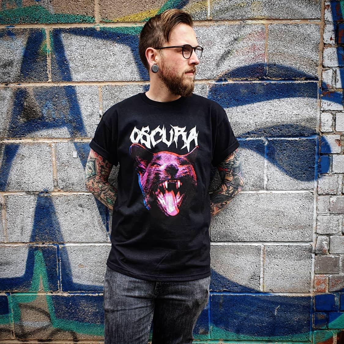 Franks Fangs Black Unisex T Shirt