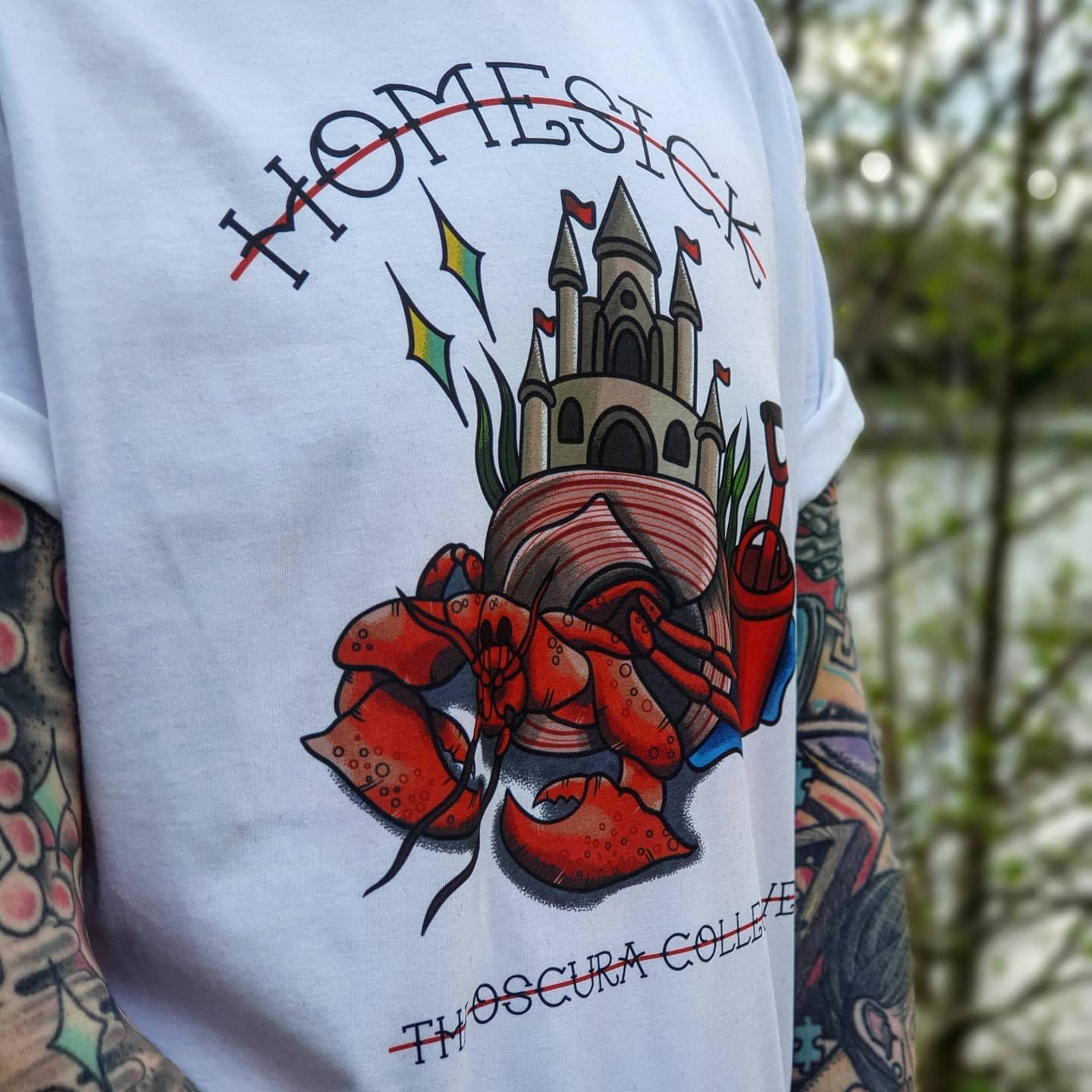 Homesick Unisex White T-shirt