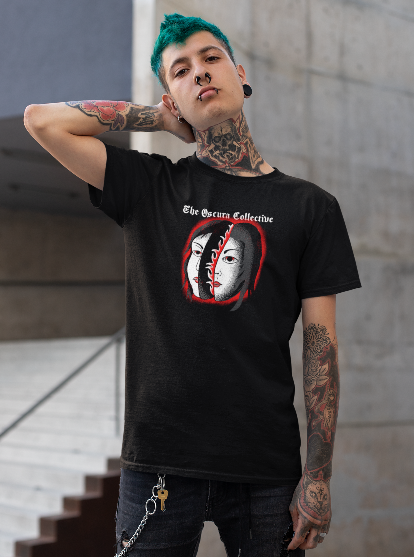 Face Splitter Black Unisex T Shirt