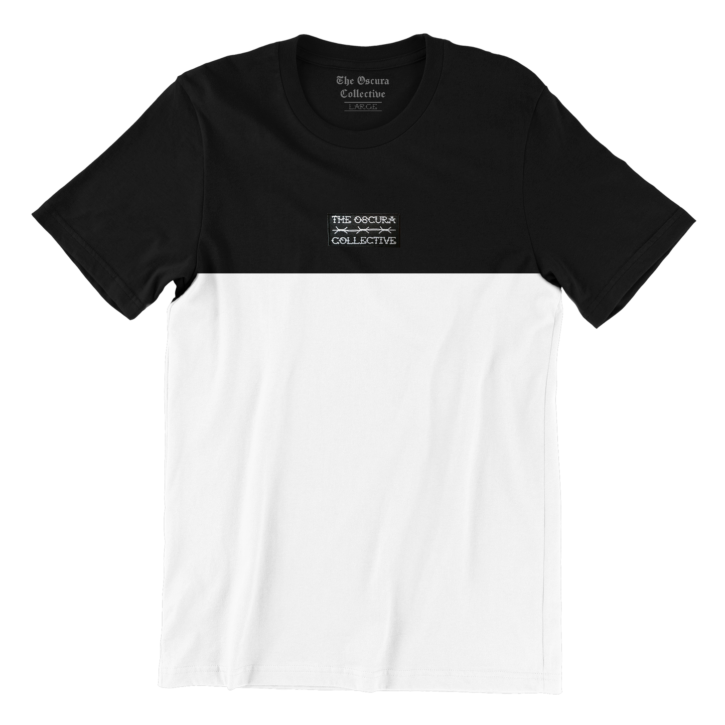Split Tone Embroidered Logo T shirt