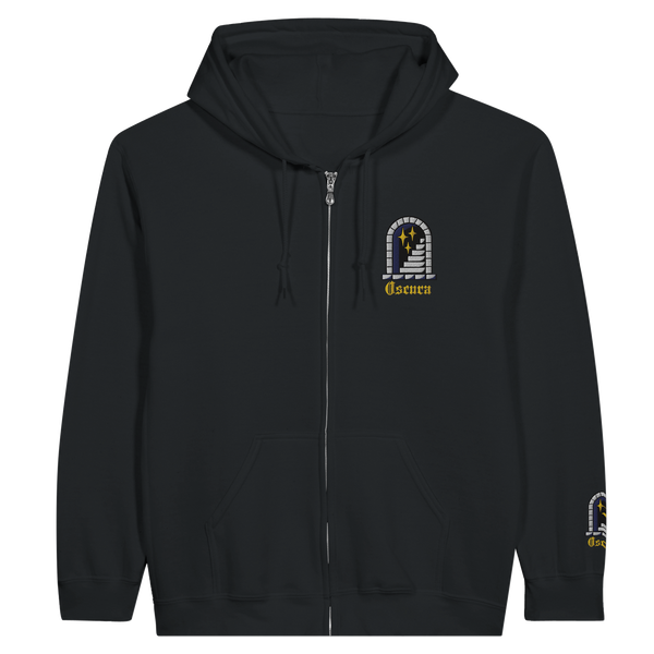 ジャケット・アウター unknown gimmick zip hoodie ユニセックス UNKNOWN アンノウン DAGGER RHINSTONE ZIP HOODIE
